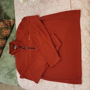 Eddie Bower Men's Dark Orange Fleece